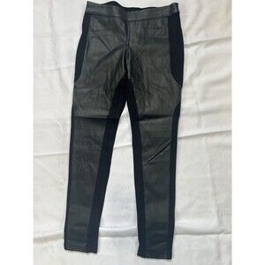 Womens Dex Faux Leather Front Skinny Pant Size M